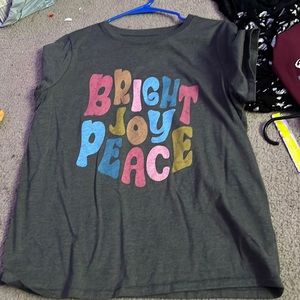 Bright joy and peace shirt never been worn